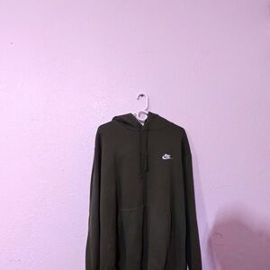 Nike Men's Olive Hoodie Sweater